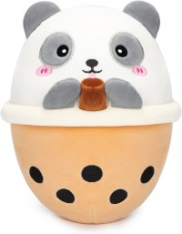Panda Boba Plush Stuffed Animal Soft Kawaii Plushie Toy 10 inch