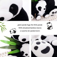 Plush Bamboo Panda Stuffed Animals with Panda Baby