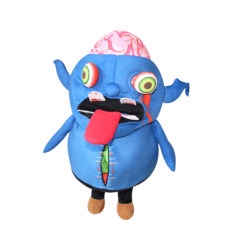 19.9 ” Blue Monster Halloween gift Human Organ Teaching Doll